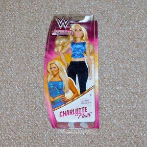 2017 Mattel WWE Superstar Fashions Charlotte Flair Doll MIB Brand New Wrestling